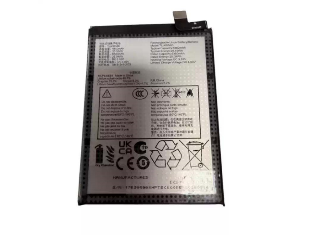 ALCATEL TLp063AC bateria 